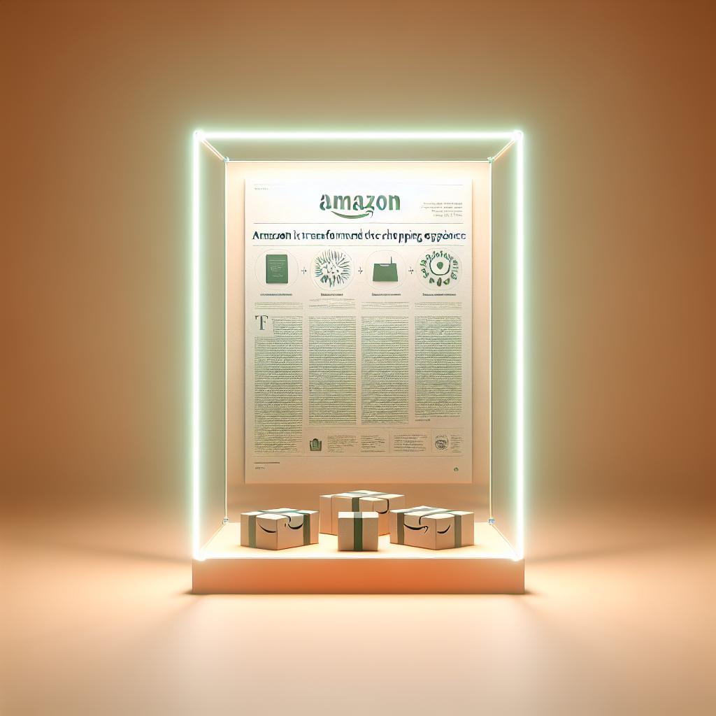 Descubre Novedades en Amazon: Mejora Tu Experiencia de Compra Amplía Tu Selección en Amazon con Nuevas Marcas y Productos Amazon Lanza Rufus: Asistente de Compras con IA para Ayudarte Encuentra Productos de Otras Marcas en la App de Amazon Nuevas Opciones de Entrega para Clientes en Instalaciones Militares Cómo Obtener Entrega Gratuita en Amazon y Más Ventajas Prueba Gratuita de Prime: Regístrate y Disfruta Beneficios Todo Sobre Amazon Business: Crecimiento y Oportunidades 4 Estrategias Para Comprar Más Rápido Usando Amazon Lens Nuevas Funciones en Amazon para Mejorar Tu Experiencia de Compra