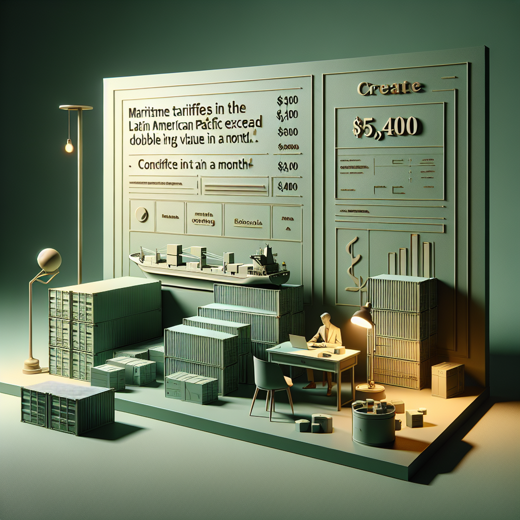 El Boom de Tarifas Marítimas en el Pacífico Tensiona Flujos a EE. UU.