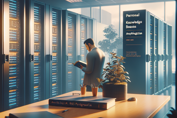 Cómo Crear Bases de Conocimiento con AnythingLLM y PostgreSQL - Marketplace Insights - Imagen generada por IA