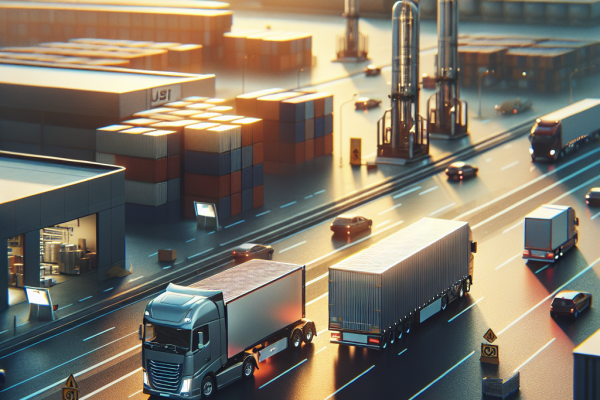 Anuncio de Ford Trucks - Innovación y Fiabilidad en Transporte Profesional - Marketplace Insights - Imagen generada por IA