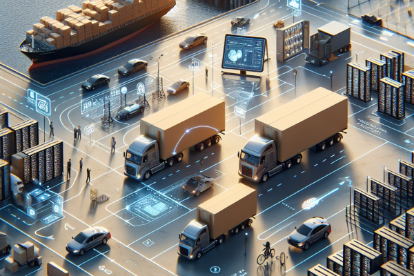 Cómo Funciona la Cadena de Suministro de Amazon: Proceso y Tecnología - Marketplace Insights - Imagen generada por IA