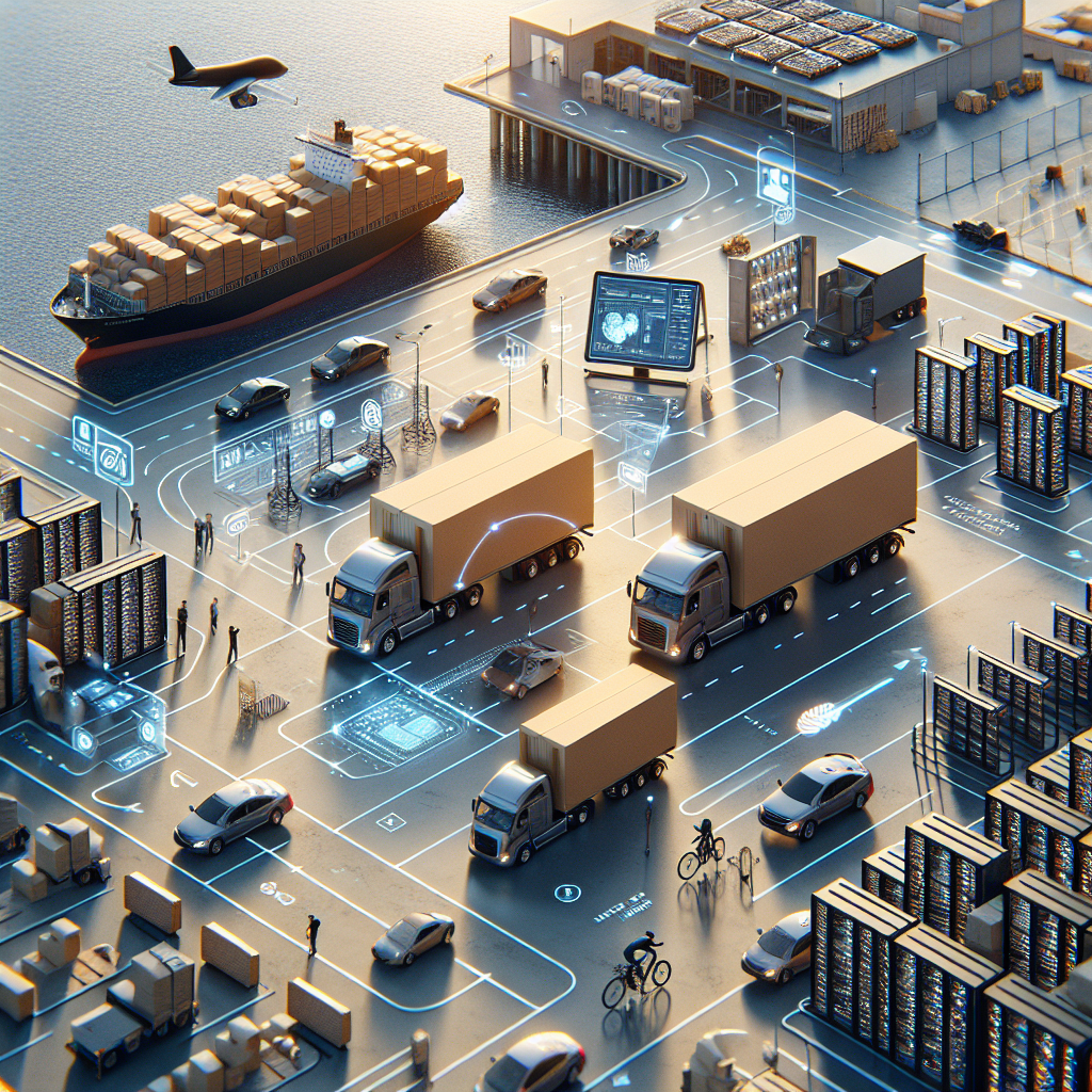 Cómo Funciona la Cadena de Suministro de Amazon: Proceso y Tecnología - Marketplace Insights - Imagen generada por IA