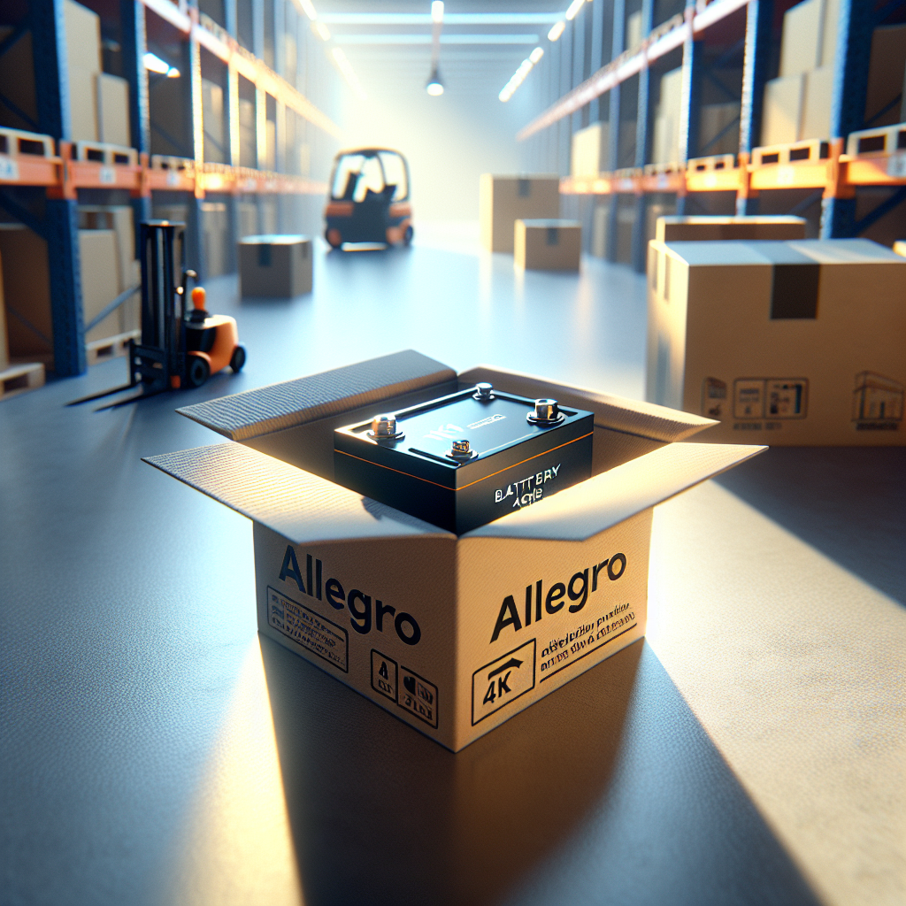 Declara tu Estatus como Productor de Baterías en Allegro - Marketplace Insights - Imagen generada por IA