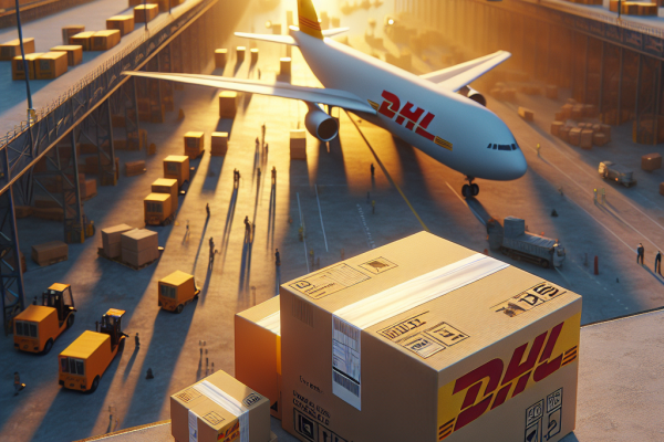 DHL Suspende Envíos a EE UU por Cambios en Régimen Arancelario - Marketplace Insights - Imagen generada por IA