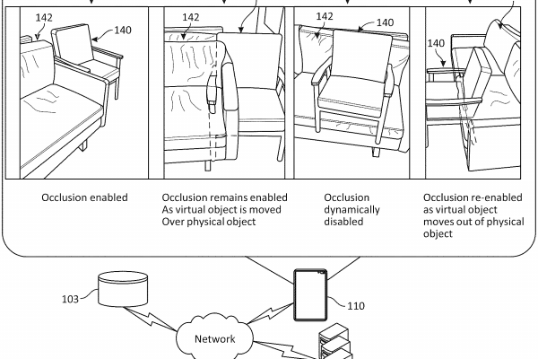 Dynamic Occlusion en Interfaces de Realidad Aumentada - US12229874B1