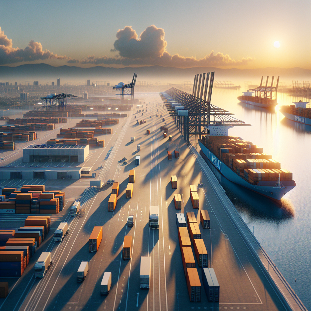 El Puerto de Santander Amplía Su Terminal de Contenedores en 10.422 m² - Marketplace Insights - Imagen generada por IA