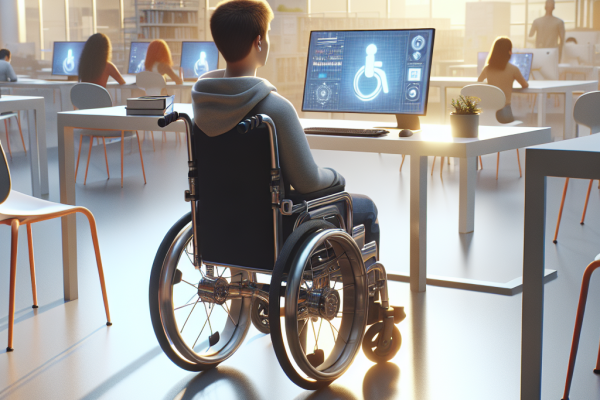 Empoderar a Estudiantes con Discapacidades Usando IA Generativa - Marketplace Insights - Imagen generada por IA