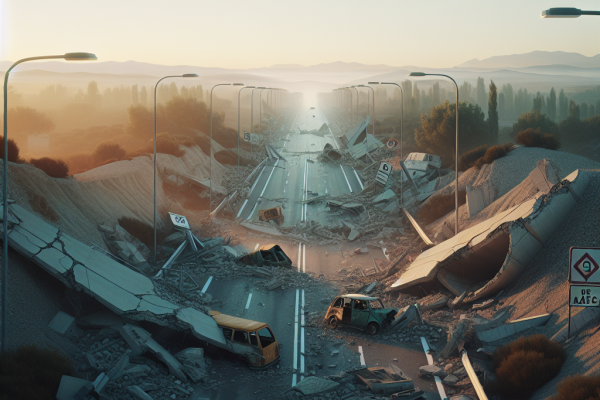 Estado Alarmante de las Carreteras Españolas según la AEC - Marketplace Insights - Imagen generada por IA