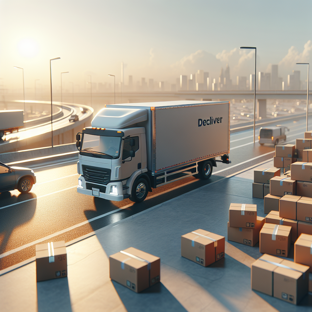 Distribución Urbana de Mercancías: Desafíos y Oportunidades Actuales - Marketplace Insights - Imagen generada por IA
