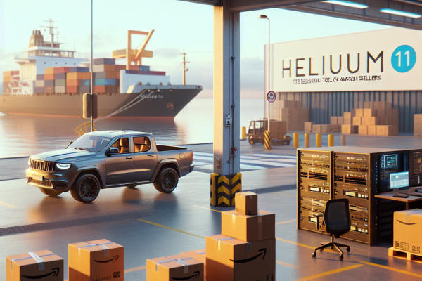 Helium 10: La Herramienta Esencial para Vendedores de Amazon - Marketplace Insights - Imagen generada por IA