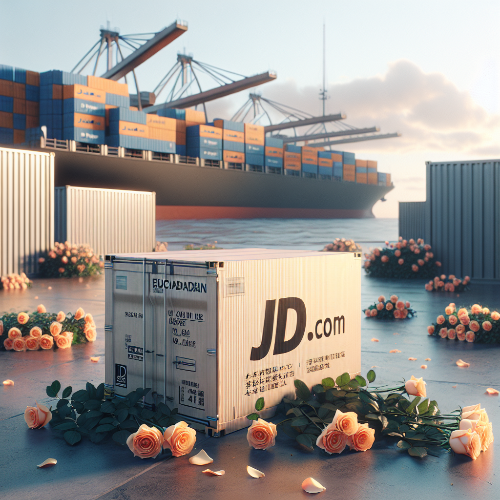 JD.com Aumenta Importaciones de Rosas Ecuatorianas para el Mercado Chino - Marketplace Insights - Imagen generada por IA