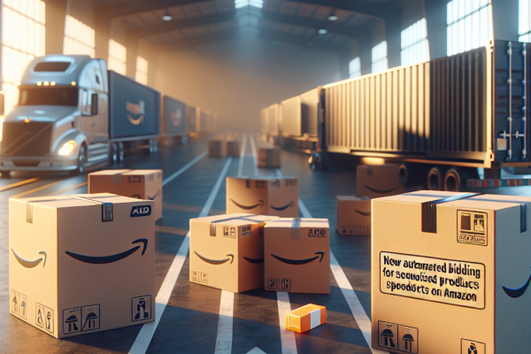 Nuevas Reglas de Puja Programada para Productos Patrocinados en Amazon - Marketplace Insights - Imagen generada por IA