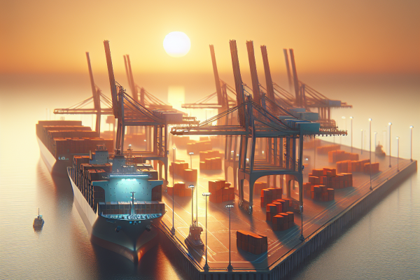 El Puerto de Santander Iguala Su Récord de Tráfico Histórico en 2024 - Marketplace Insights - Imagen generada por IA