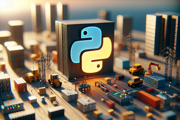 Por qué Python es un Habilidad Clave en Carreras de Automatización de Redes - Marketplace Insights - Imagen generada por IA