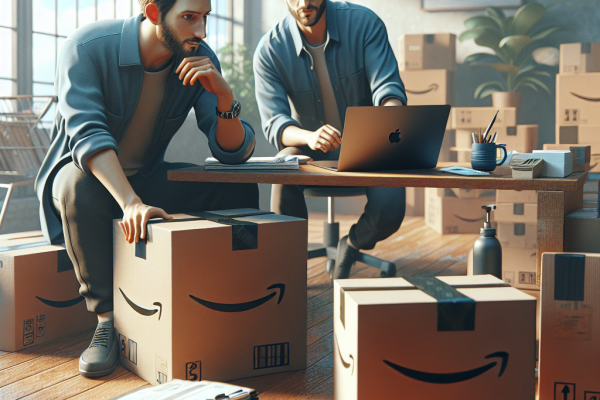 Cómo Vender Productos de Marca en Amazon: Estrategias y Consejos Clave - Marketplace Insights - Imagen generada por IA
