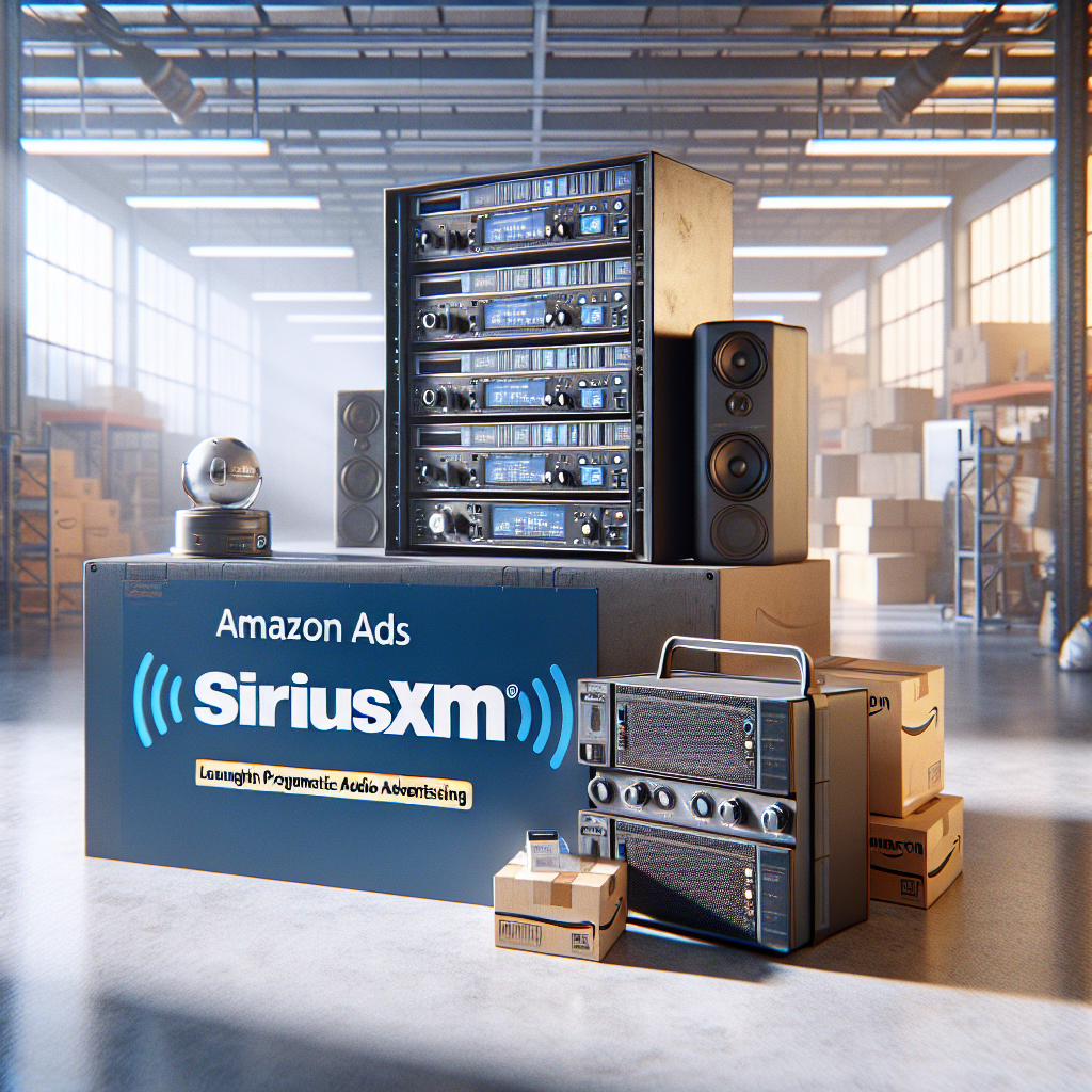 Amazon Ads y SiriusXM Lanza Nueva Publicidad de Audio Programática - Marketplace Insights - Imagen generada por IA