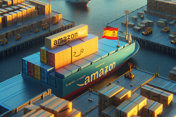 Amazon Duplicará Exportaciones Anuales de PYMES Españolas para 2030 - Marketplace Insights - Imagen generada por IA