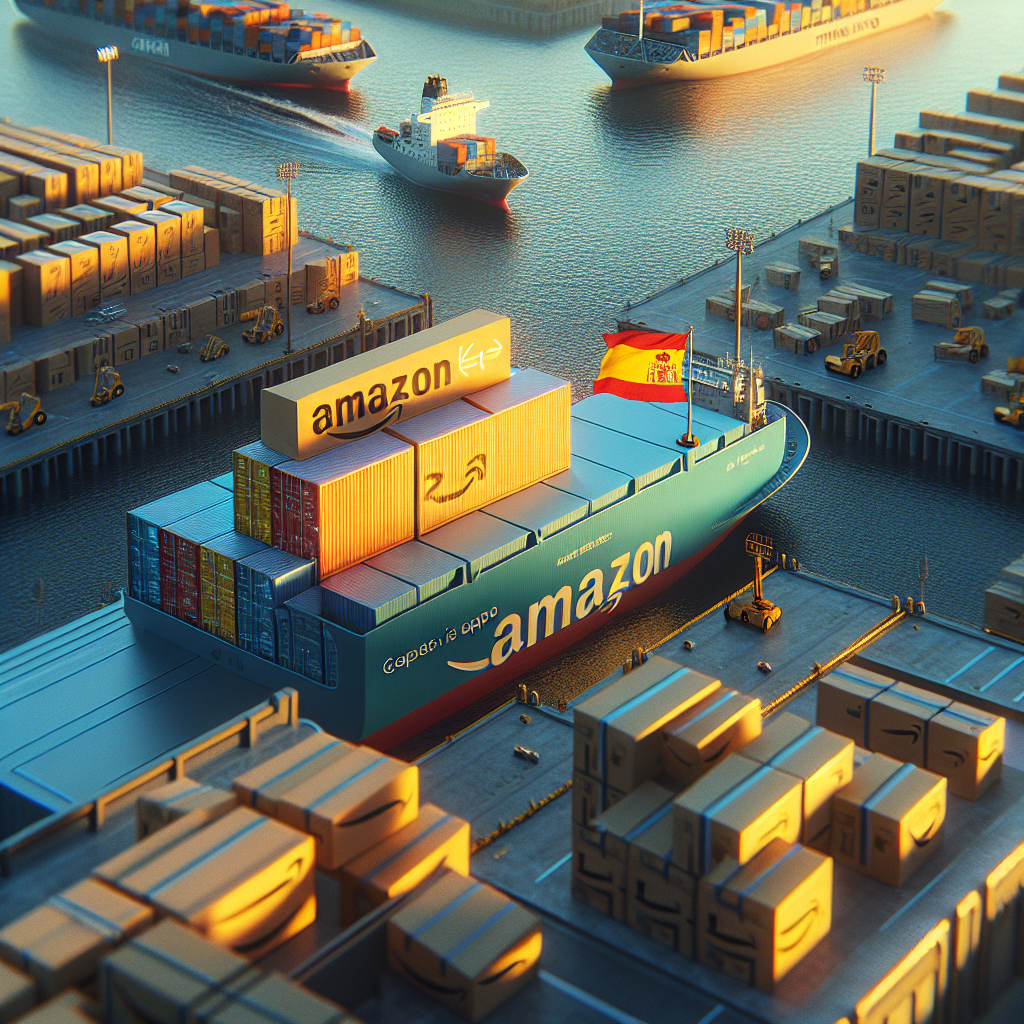 Amazon Duplicará Exportaciones Anuales de PYMES Españolas para 2030 - Marketplace Insights - Imagen generada por IA