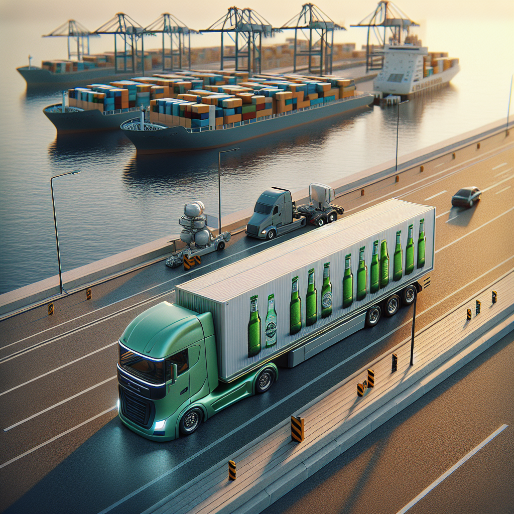 Ambar y Carreras Prueban Transporte de Cerveza con Hidrógeno Renovable - Marketplace Insights - Imagen generada por IA