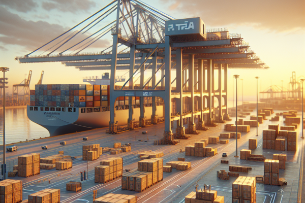 APM Terminals Barcelona Invertirá 156 M€ en Modernizar Sus Instalaciones - Marketplace Insights - Imagen generada por IA
