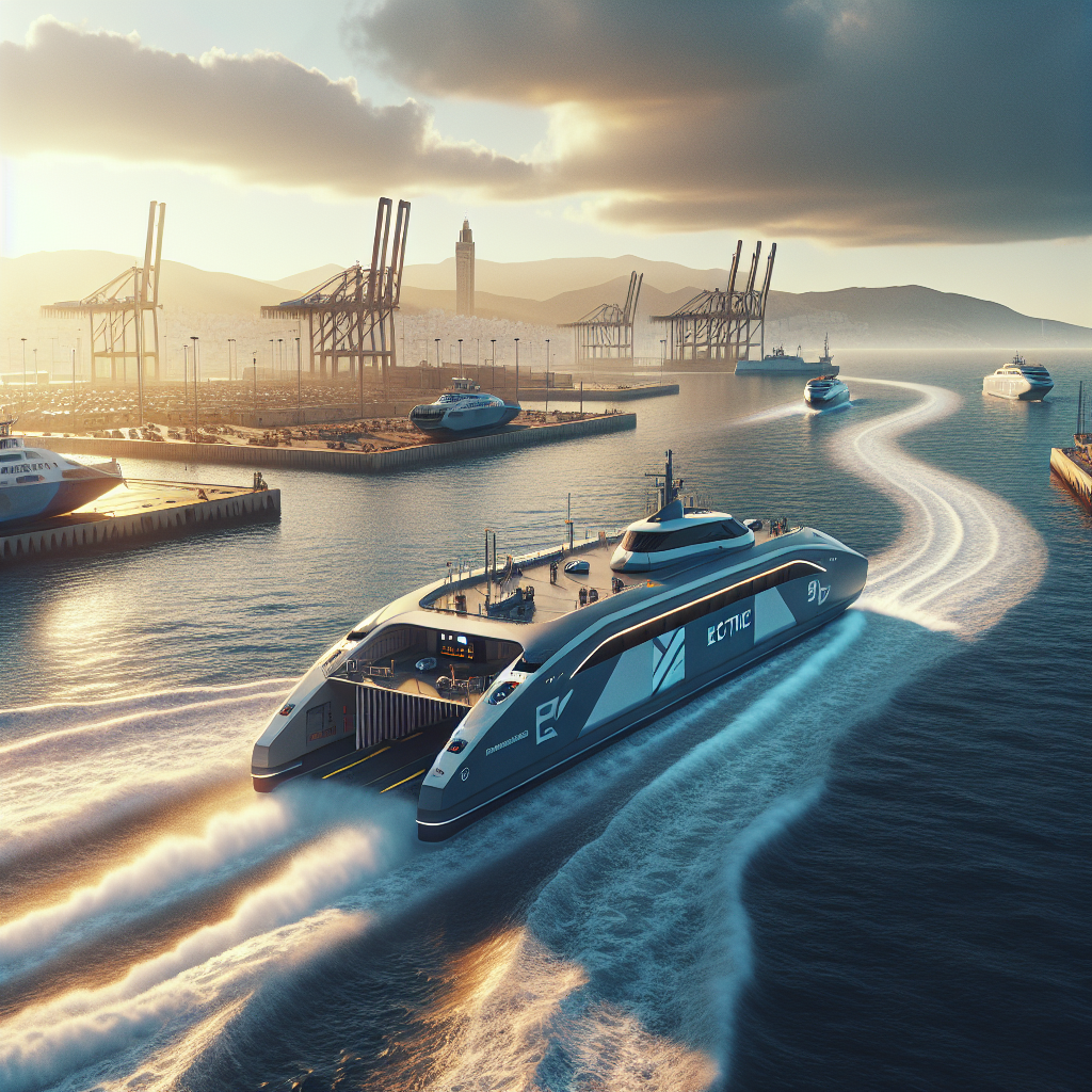 Baleària Construirá Dos Fast Ferries Eléctricos Entre España y Marruecos - Marketplace Insights - Imagen generada por IA