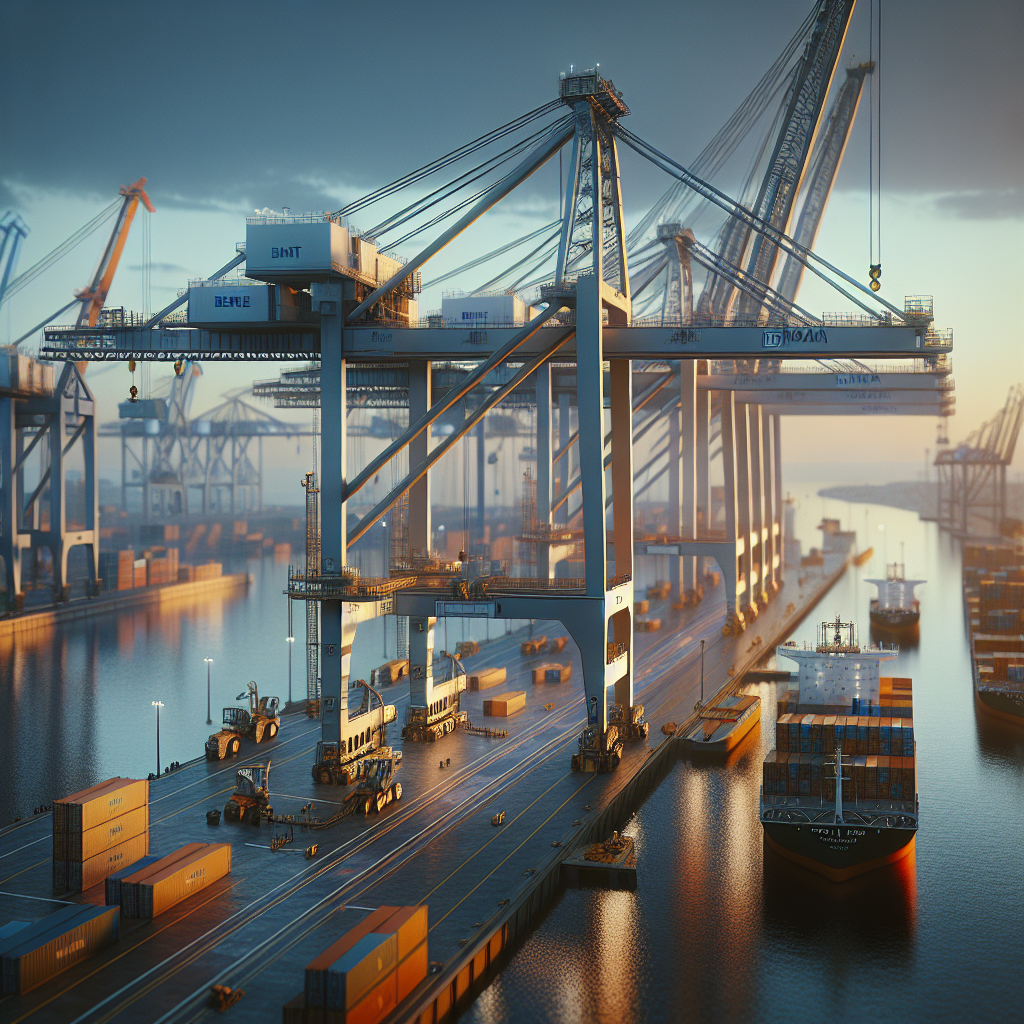 Bergé Moderniza Su Parque de Grúas en Pasaia y Aumenta su Capacidad Operativa - Marketplace Insights - Imagen generada por IA