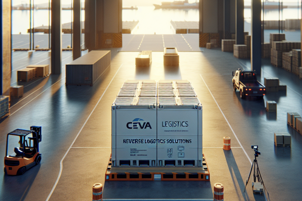 Ceva Logistics Lanza Solución de Logística Inversa para Baterías Eléctricas - Marketplace Insights - Imagen generada por IA