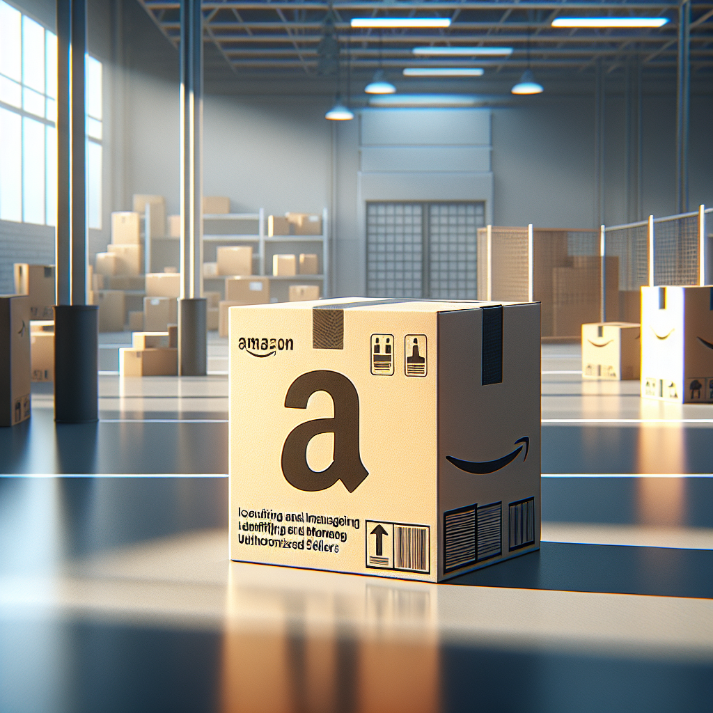 Cómo Identificar y Gestionar Vendedores No Autorizados en Amazon - Marketplace Insights - Imagen generada por IA
