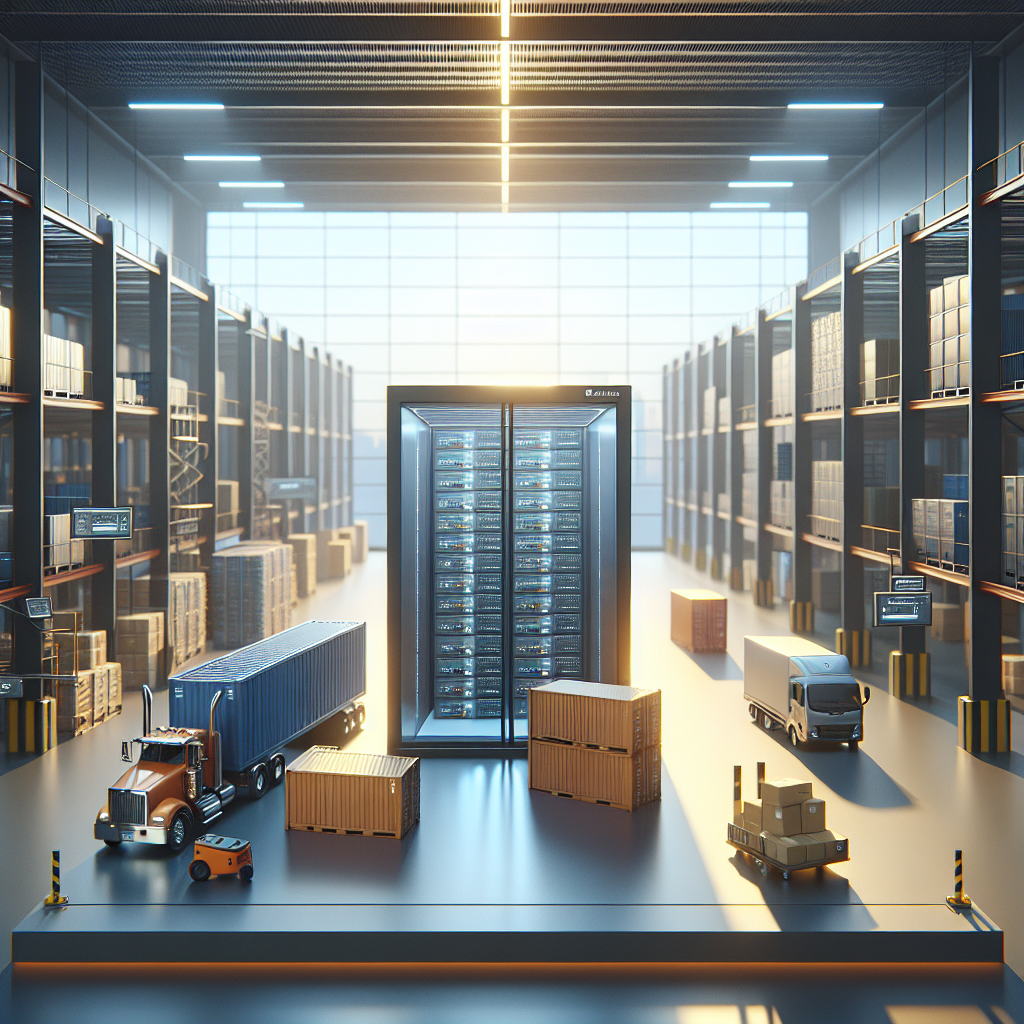 Cómo Impacta la Tecnología de Hispatec en la Logística Empresarial - Marketplace Insights - Imagen generada por IA