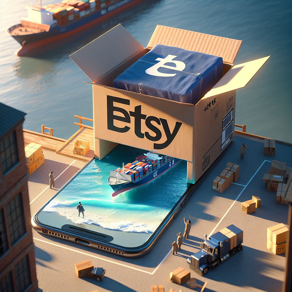 Etsy y eBay en Problemas por el Fin del De Minimis en EE.UU. - Marketplace Insights - Imagen generada por IA