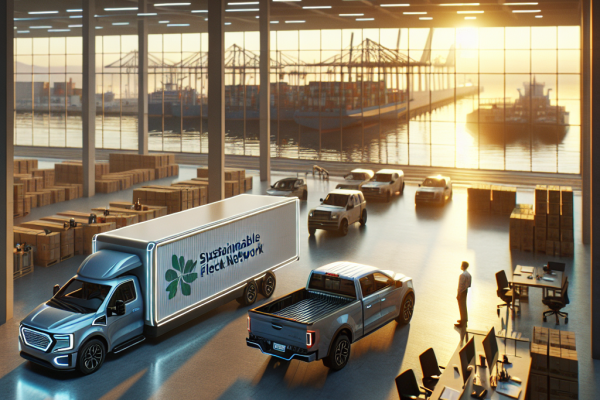 La Flota Sostenible y la Red Pickup, Claves en la Sostenibilidad de Seur - Marketplace Insights - Imagen generada por IA