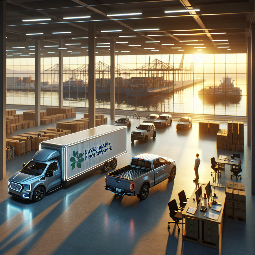 La Flota Sostenible y la Red Pickup, Claves en la Sostenibilidad de Seur - Marketplace Insights - Imagen generada por IA