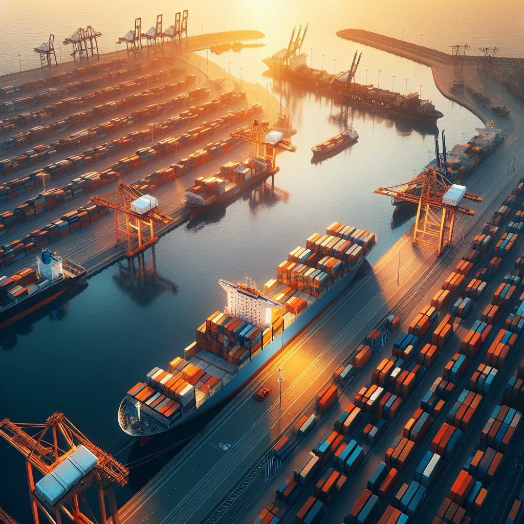 Aumento del 6,8% en el Tráfico de Contenedores del Puerto de Barcelona - Marketplace Insights - Imagen generada por IA