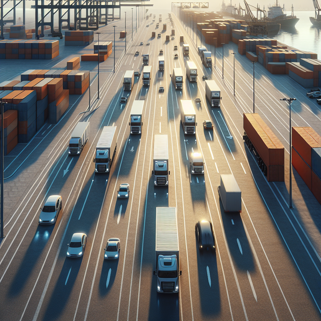 La Matriculación de Vehículos Industriales Crece un 2,6% en Agosto - Marketplace Insights - Imagen generada por IA