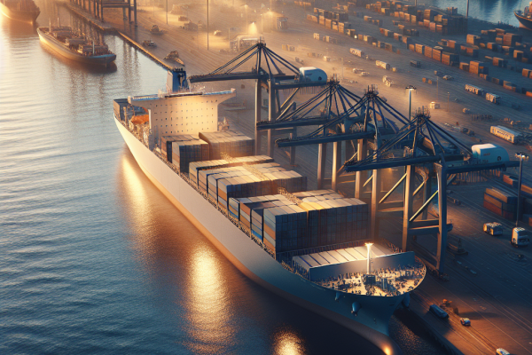 El Puerto de Cádiz Supera 3,4 Millones de Toneladas Hasta Agosto - Marketplace Insights - Imagen generada por IA