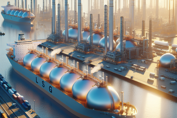 El Puerto de Málaga Realiza Su Primer Suministro Simultáneo de GNL - Marketplace Insights - Imagen generada por IA