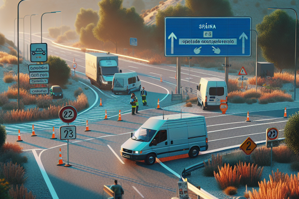 Seguridad Vial: Furgonetas, el Reto de la Movilidad en España - Marketplace Insights - Imagen generada por IA