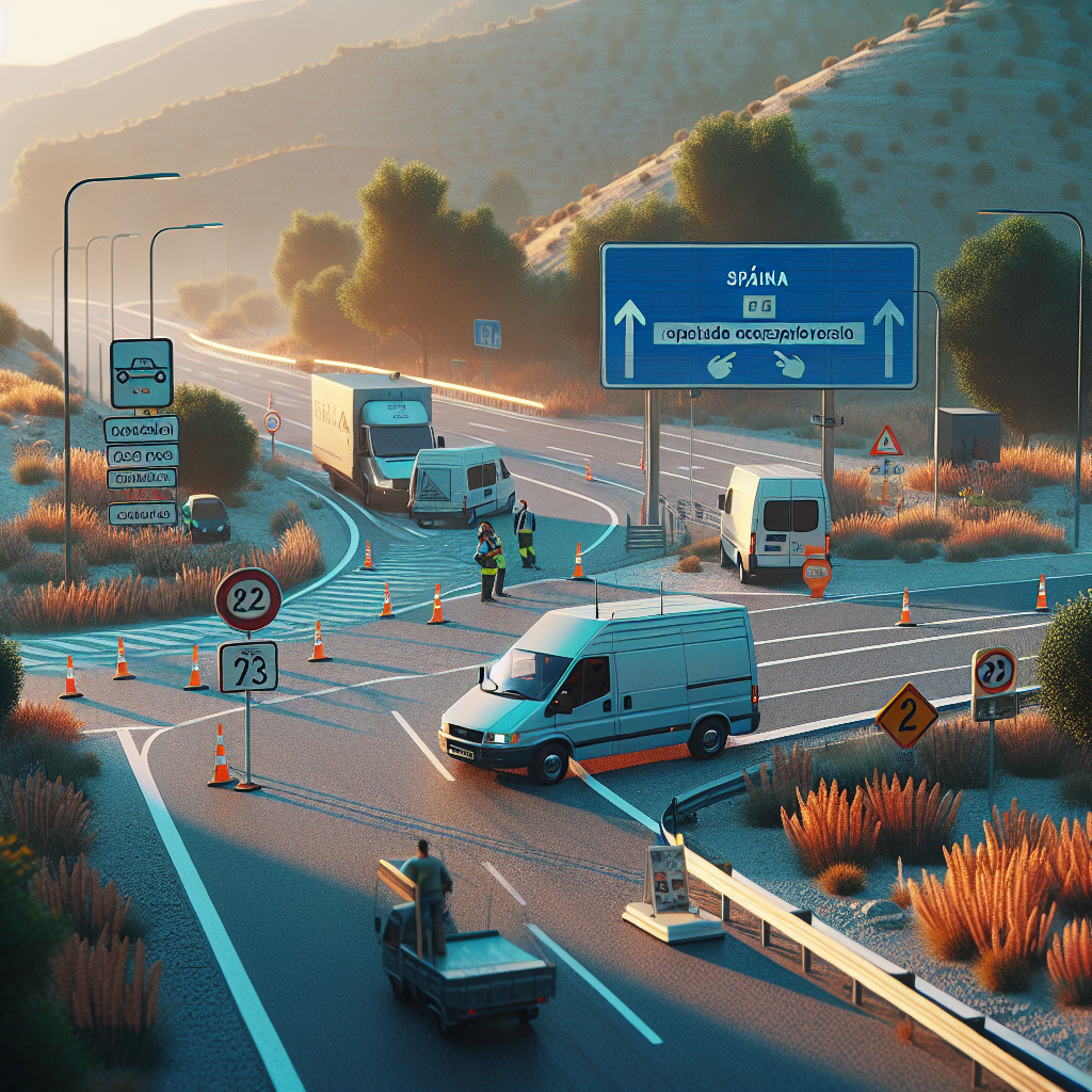 Seguridad Vial: Furgonetas, el Reto de la Movilidad en España - Marketplace Insights - Imagen generada por IA