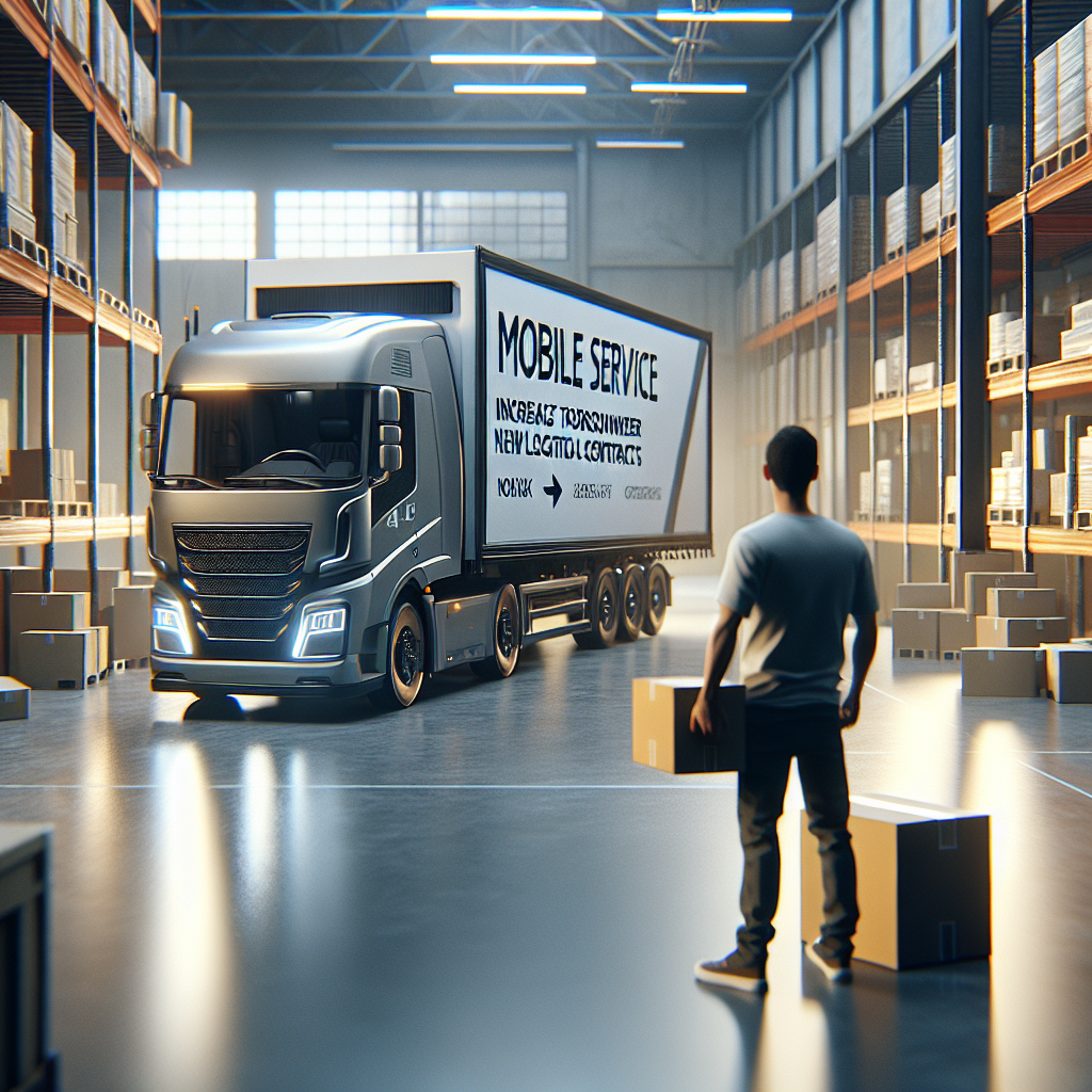 Servicio Móvil Aumenta Su Facturación Con Nuevos Contratos Logísticos - Marketplace Insights - Imagen generada por IA