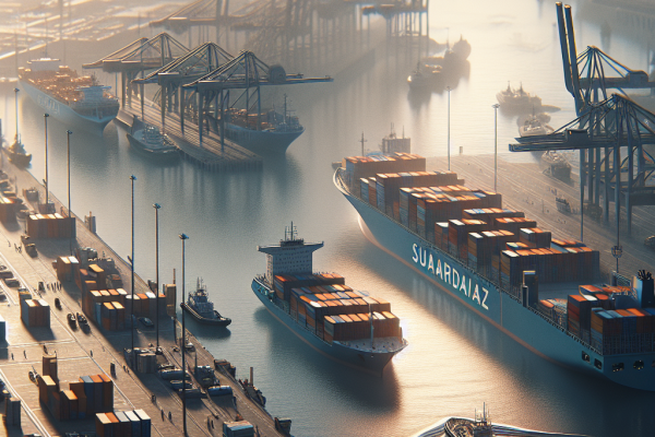 Suardiaz Asegura Exclusividad del Armador Cnan El Djazair en España - Marketplace Insights - Imagen generada por IA