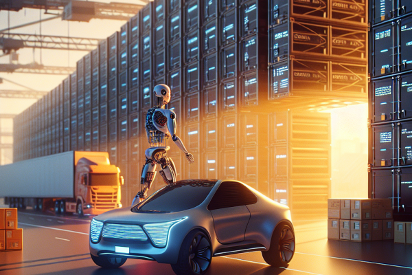 Desarrollo de Tendencias y Evolución Arquitectónica de Agentes de IA - Marketplace Insights - Imagen generada por IA