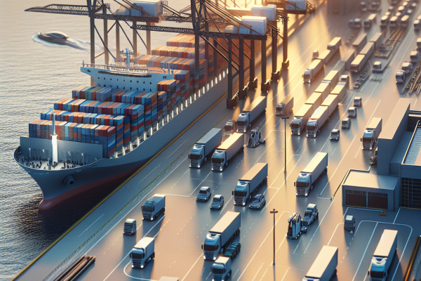 España Avanza Hacia la Electrificación del Transporte de Mercancías - Marketplace Insights - Imagen generada por IA