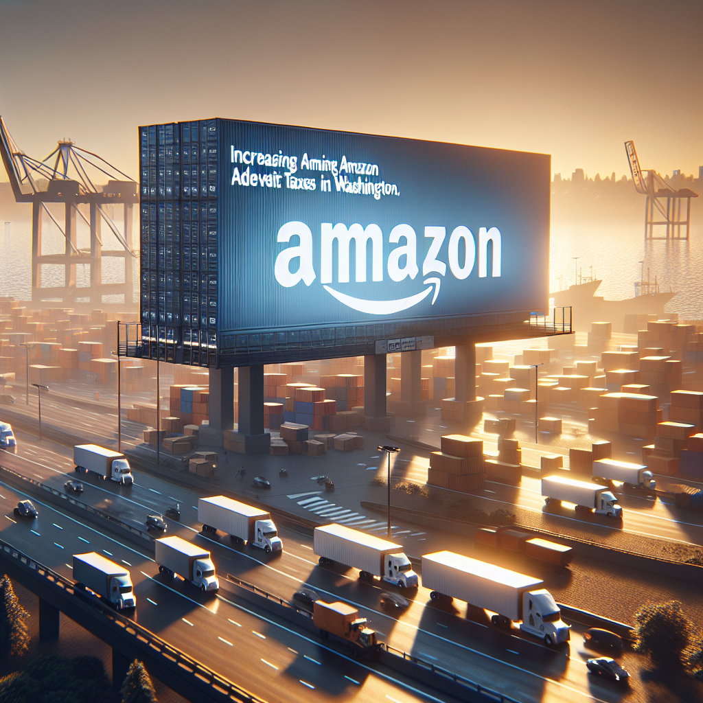 Washington Aumenta el Impuesto Sobre Anuncios en Amazon Desde Octubre - Marketplace Insights - Imagen generada por IA