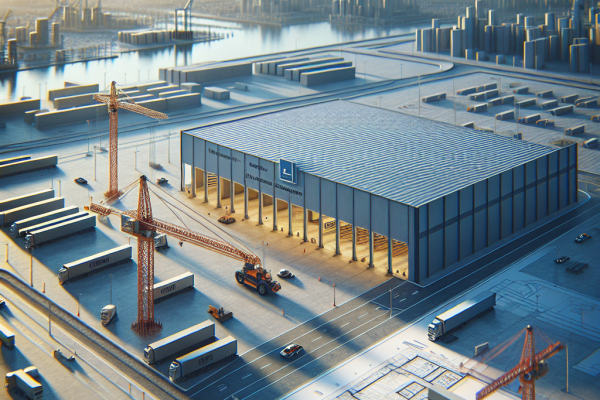 Aguas San Benedetto Inicia Construcción de Nuevo Centro Logístico - Marketplace Insights - Imagen generada por IA