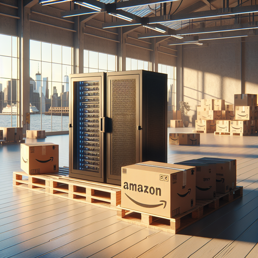 Amazon Invierte en Nueva York: Oportunidades y Crecimiento Económico - Marketplace Insights - Imagen generada por IA