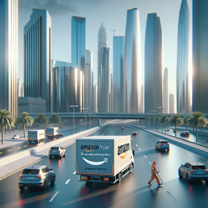 Amazon Ahora: Entrega de Productos en 15 Minutos en los Emiratos - Marketplace Insights - Imagen generada por IA