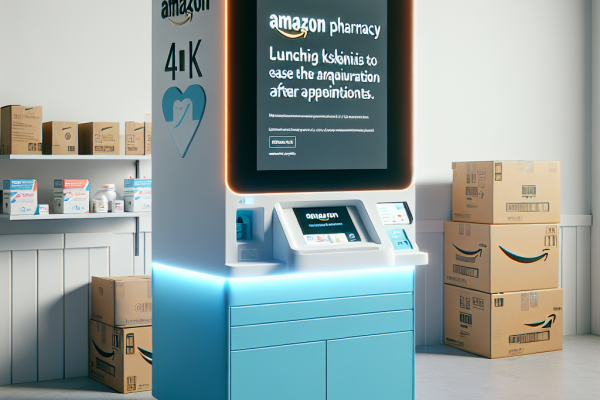 Kioscos de Amazon Pharmacy Facilitan la Obtención Inmediata de Medicamentos - Marketplace Insights - Imagen generada por IA