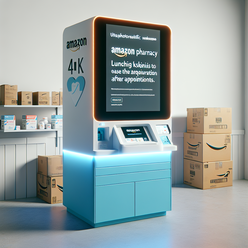 Kioscos de Amazon Pharmacy Facilitan la Obtención Inmediata de Medicamentos - Marketplace Insights - Imagen generada por IA