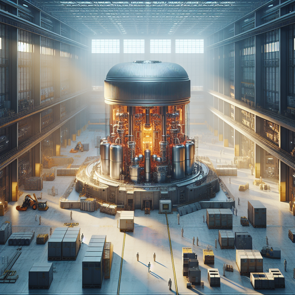 Amazon Impulsa la Energía Nuclear Sostenible con un Nuevo Reactor Modular - Marketplace Insights - Imagen generada por IA