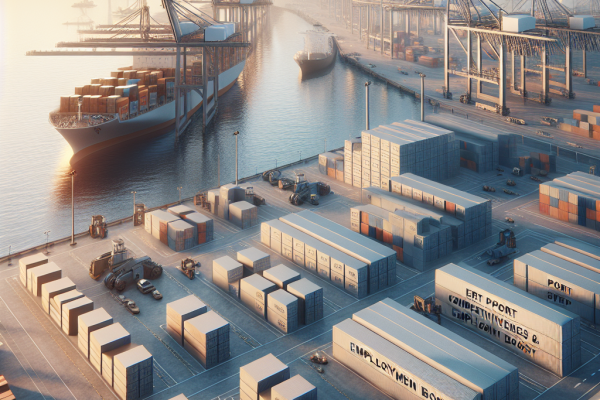 La APV Adjudica a Ership y CGCA Nueva Terminal de Graneles en Sagunto - Marketplace Insights - Imagen generada por IA